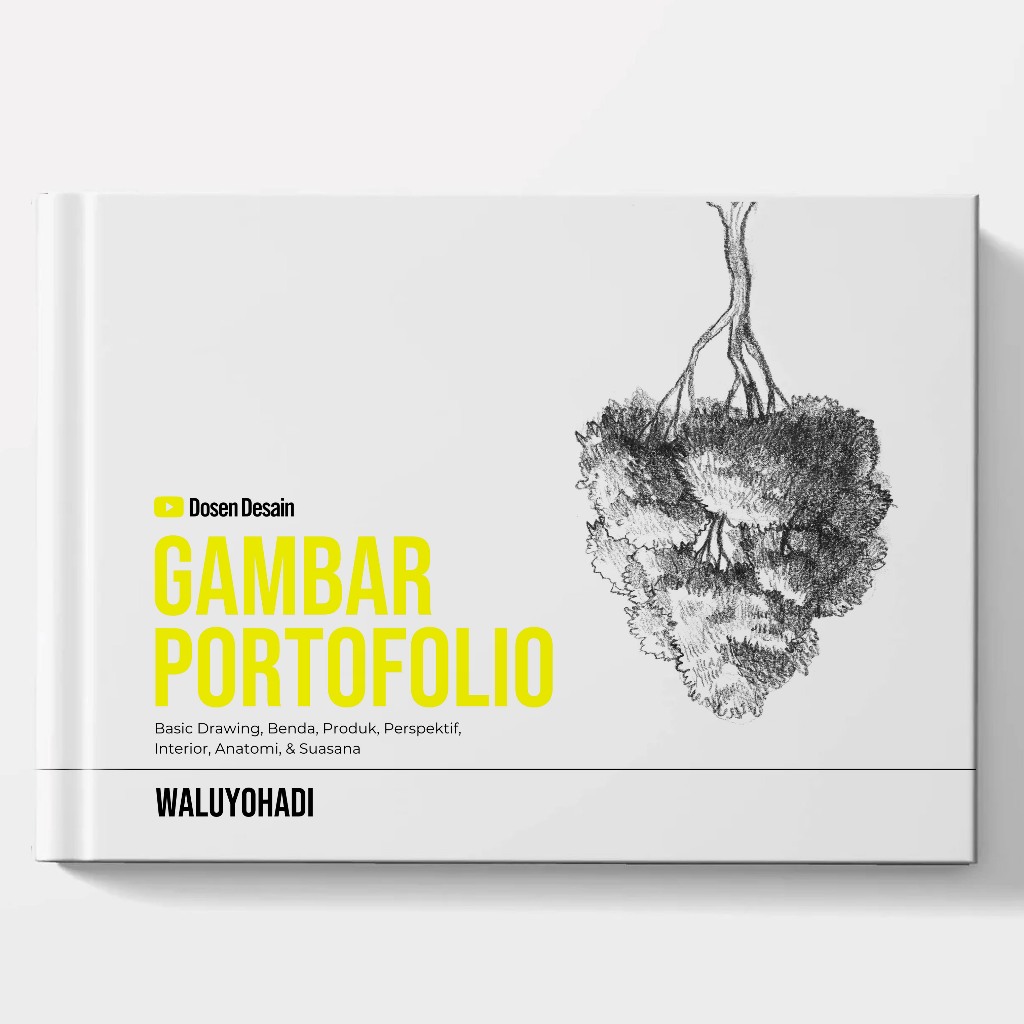 

Buku gambar portofolio SNBT SNBP dan video pembelajaran Gambar Suasana Dosen Desain