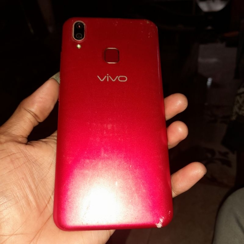 hp scond vivo y 81 lcd masih ori ada minus retak dikit