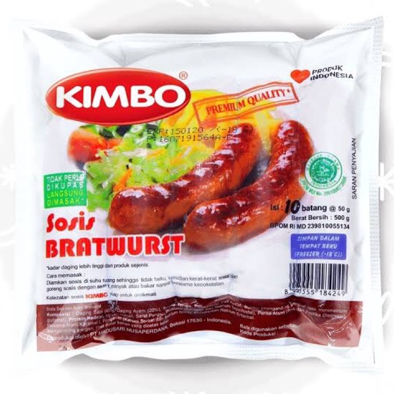 

UQJ797 Free Ongkir kimbo bratwurst orginal isi 1