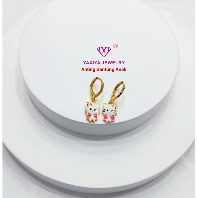 ANTING JEPIT GANTUNG JURAI EMAS ANAK BANYAK MOTIF KARAKTER SIMPEL