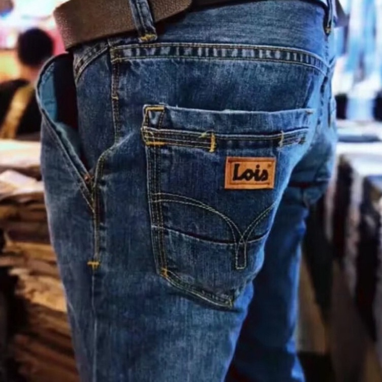 ART F93G Aktif jeans  Celana Jeans Lois Original Pria jumbo 3944 Panjang Terbaru  Jins Lois Cowok Asli 1 PremiumPROMO CUCI GUDANG CELANA PANJANG LOIS PRIA 1 ORIGINAL COD 4
