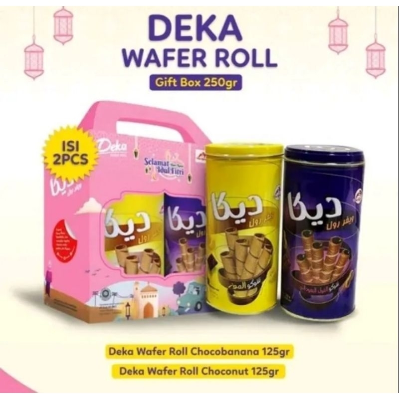 

deka wafer roll edisi lebaran deka wafer Ied series wafer roll wafer deka kue kering kue lebaran