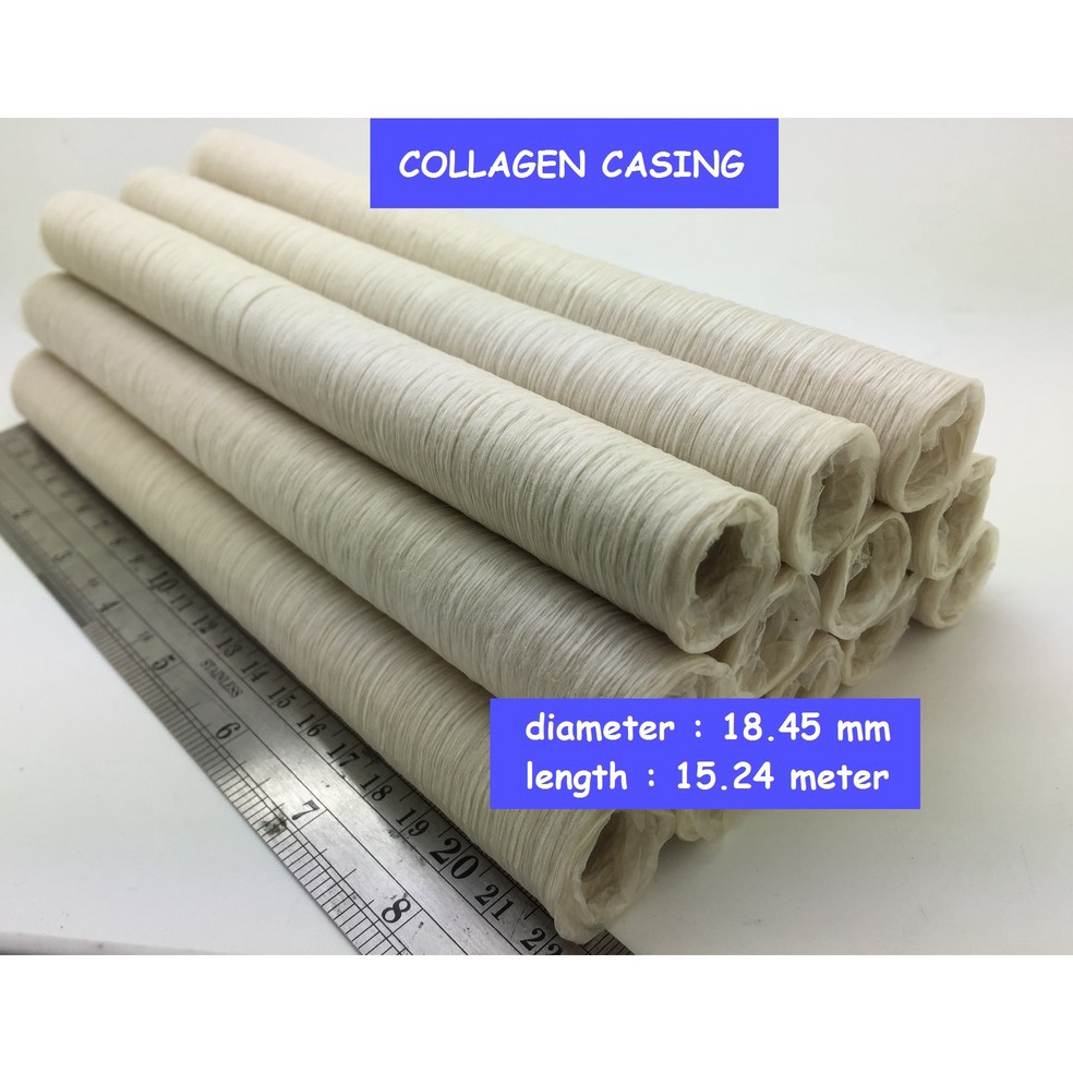 

TRV484 TERBARU Casing Sosis kolagen warna clear diameter 1845mm