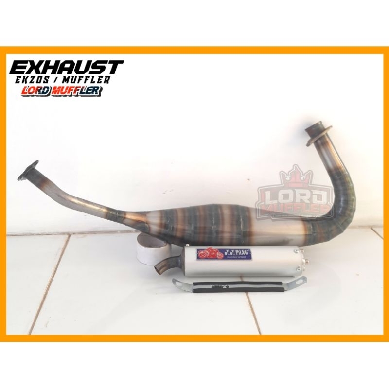knalpot racing YY PANG kolong repsol rx king, rx spesial, RXZ, ninja R/RR/SS, Kawasaki KR150, Suzuki