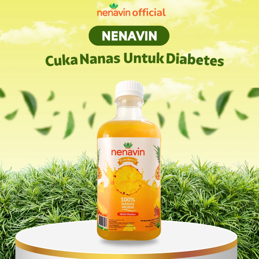 

AOG644 SALE Cuka Nanas Original Organik 28ml NENAVIN Atasi Diabetes Ampuh 1 Nanas Utuh with Mother Nenavin Official Store BPOM