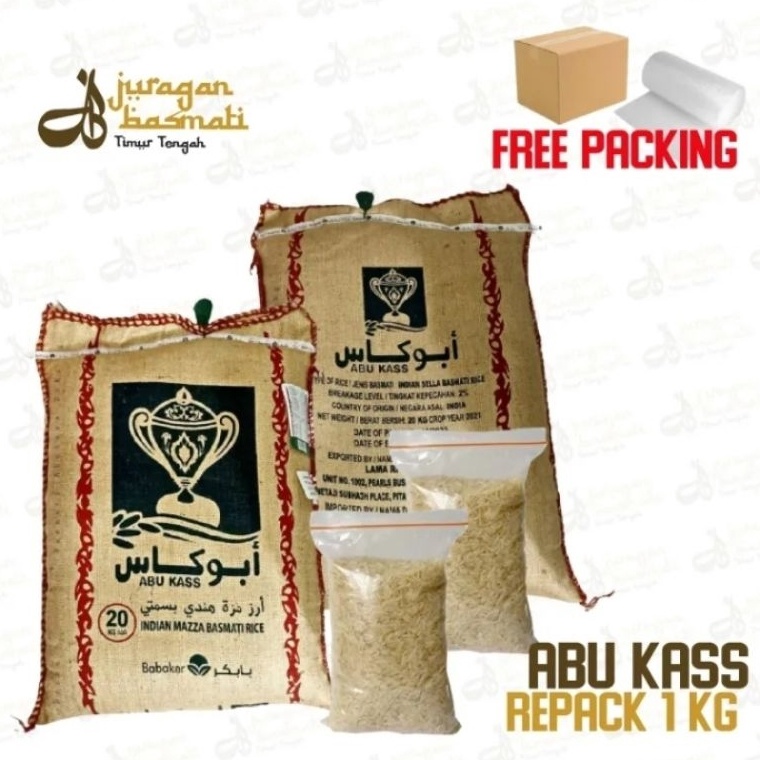 

IRB733 Jangan Sampai Kehabisan Beras Basmati Abukass Repack 1KG