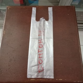KANTONG PLASTIK SINGLE CUP KRESEK TAKE AWAY 1 CUP
