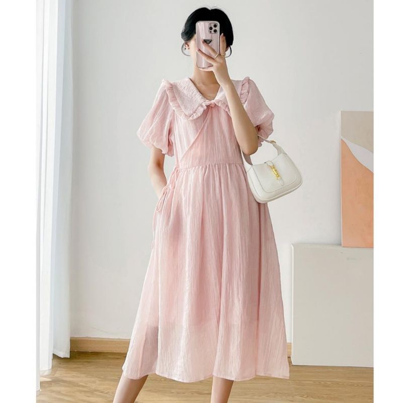 •ECLAIRE• 003 DRESS HAMIL MIDI KOREA ORAKU