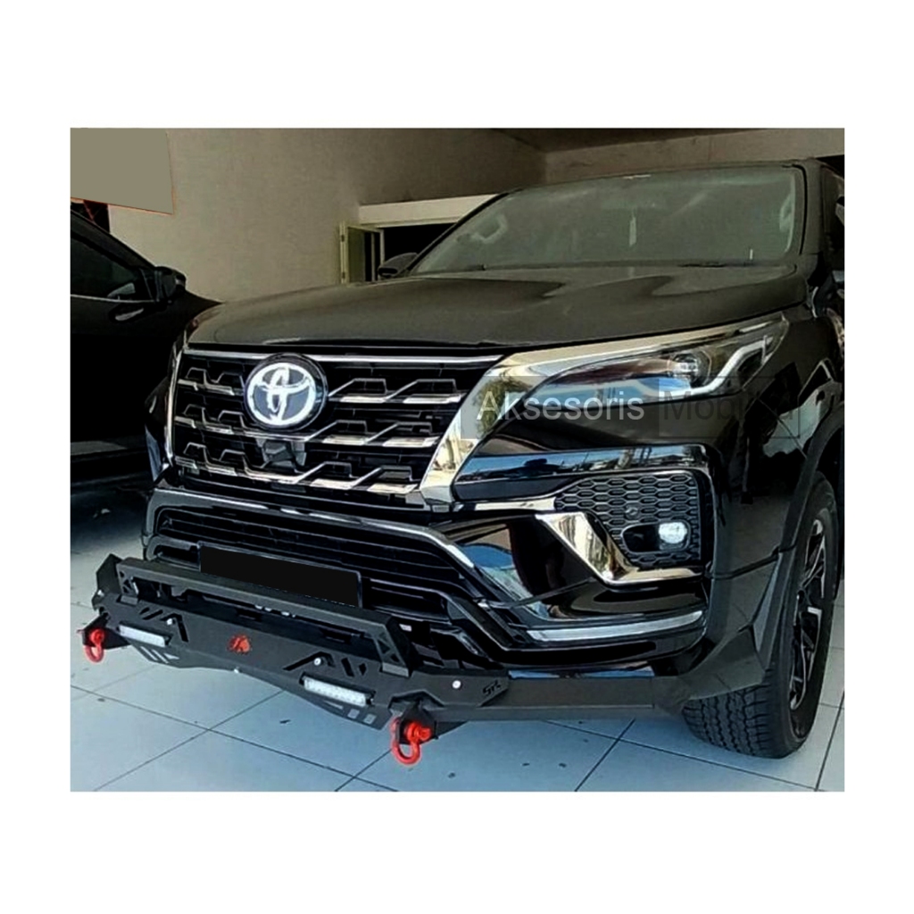Towing Depan Bumper Besi Fortuner VRZ Rhino Raptor Bumper Guard