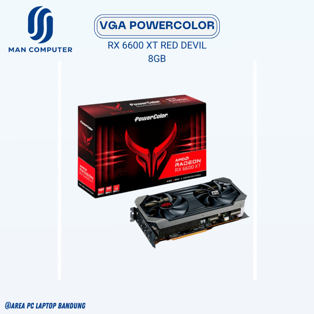 PowerColor Red Devil RX 6600 XT 8GB GDDR6 6600XT