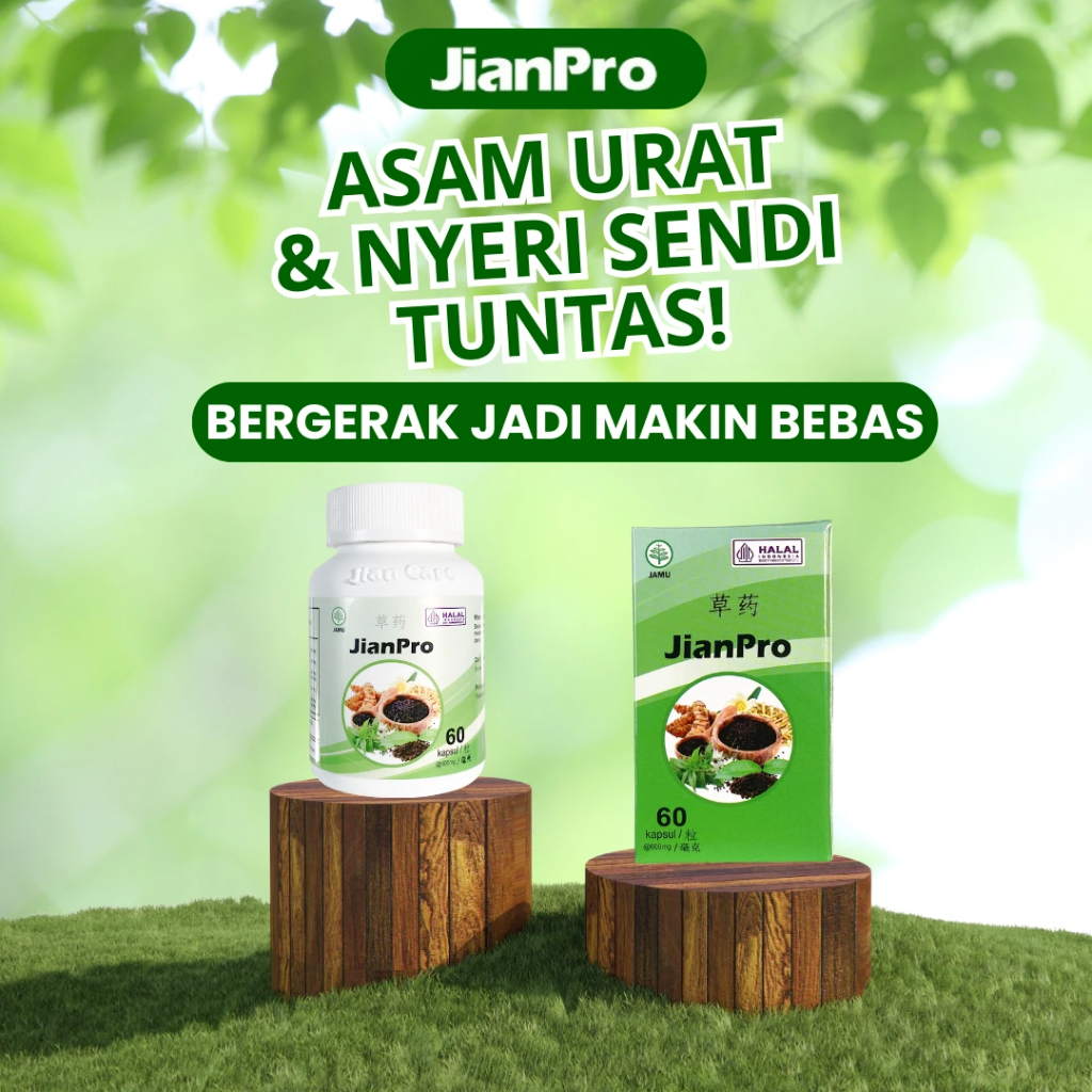 JIANPRO Obat Herbal Asam urat| Pegal Linu 100% Original