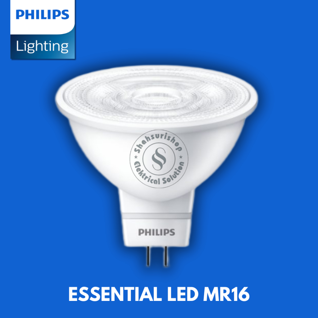 PHILIPS ESSENTIAL LED MR16 3 W WATT 3W 12V 12 V VOLT