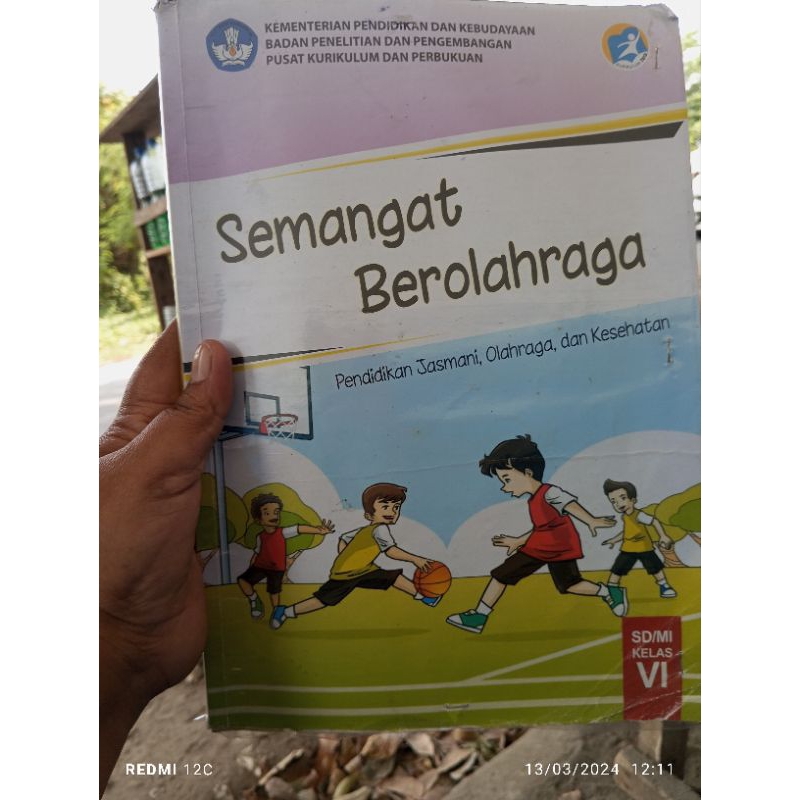 buku semangat berolahraga untuk kelas 6 SD