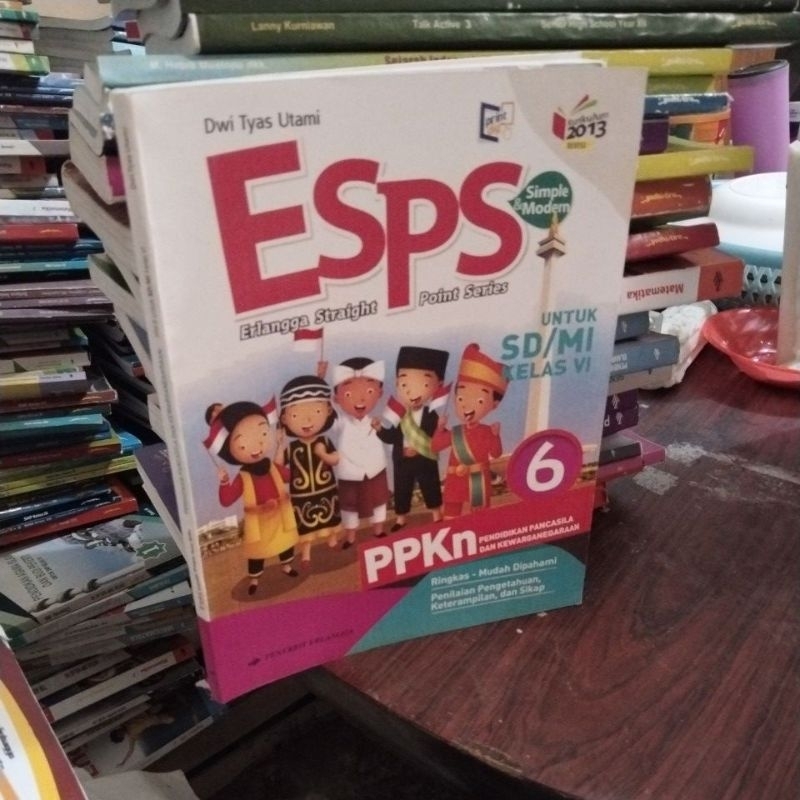buku esps PPkn SD kelas 6 penerbit Erlangga