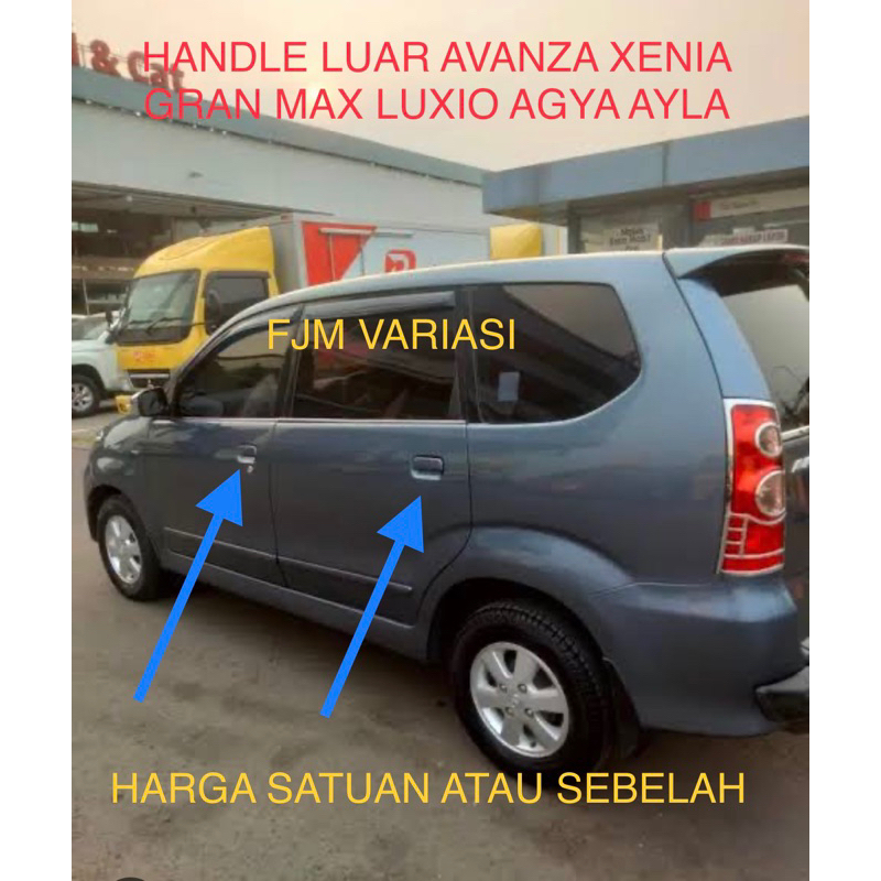 HANDLE HANDEL HENDLE HENDEL PINTU LUAR TOYOTA AVANZA DAIHATSU XENIA AYLA GRAN MAX LUXIO 2004 2006 20