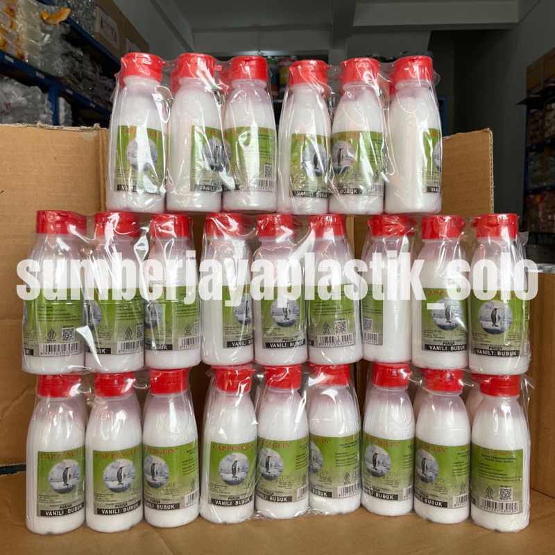 

VANILI BUBUK CAP PENGUIN 60 GRAM Kemasan Botol Praktis Berat Bersih 60gr Vanili Bubuk Serbaguna