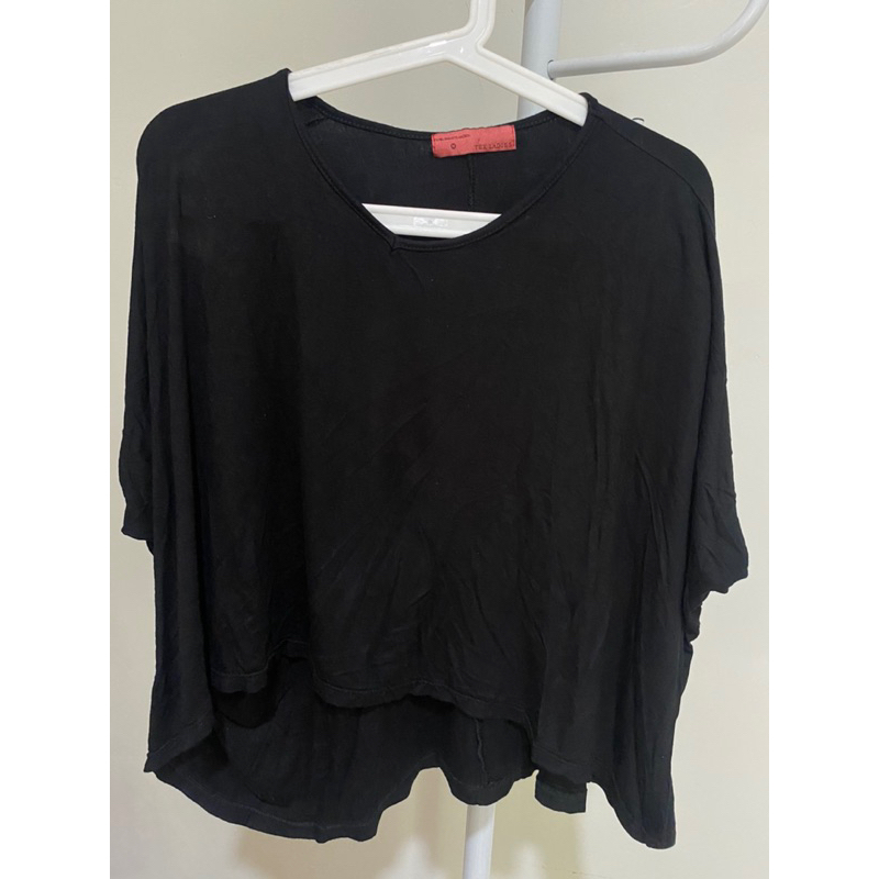 Manset Blouse Hitam Tex Ledies [Preloved]