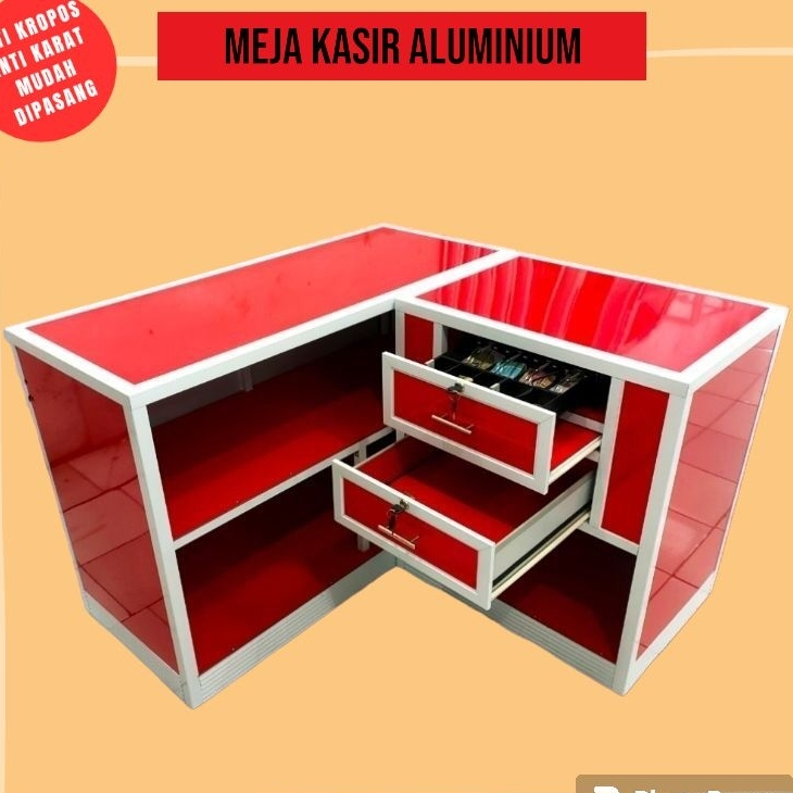 Meja Kasir Aluminium