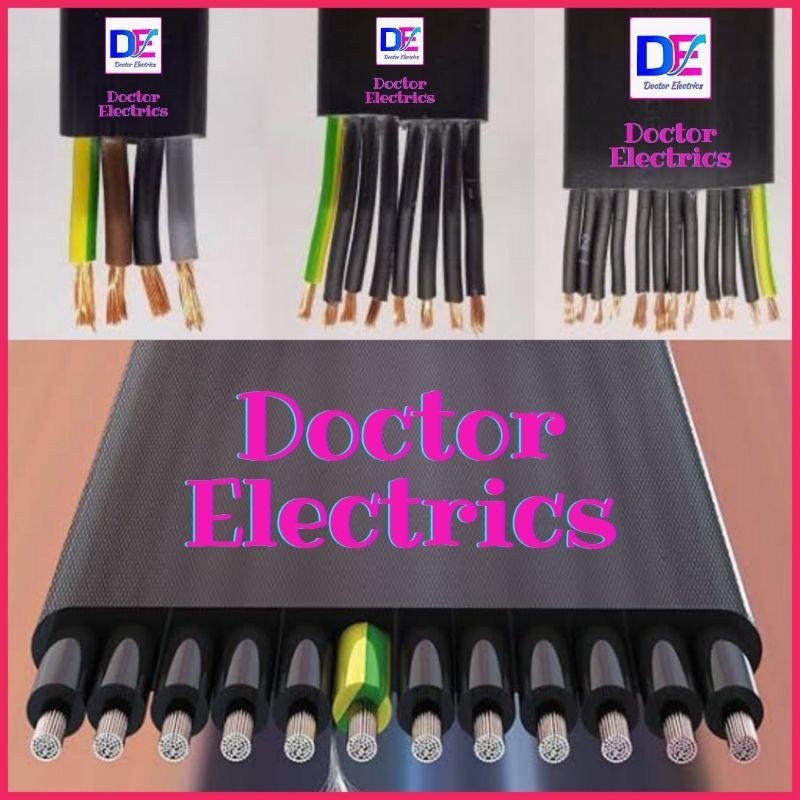 PVC Cable Flat Kabel Flat 8x1,5mm 8x1.5mm 8 x 1,5mm 8 x 1.5mm