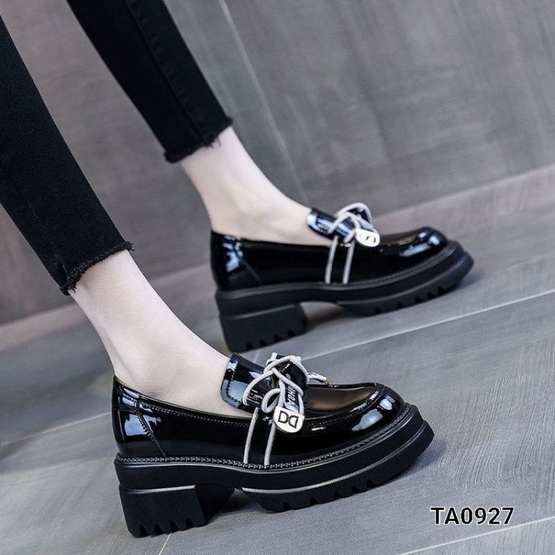 AMIINA SEPATU CNOLES TA0927 SLIP ON LOAFERS STYLE KOREA