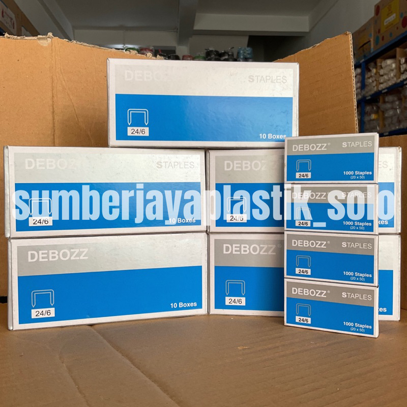 

DEBOZZ ISI STAPLES Deboss Debozz No 24/6 isi stapler isi jeglokan