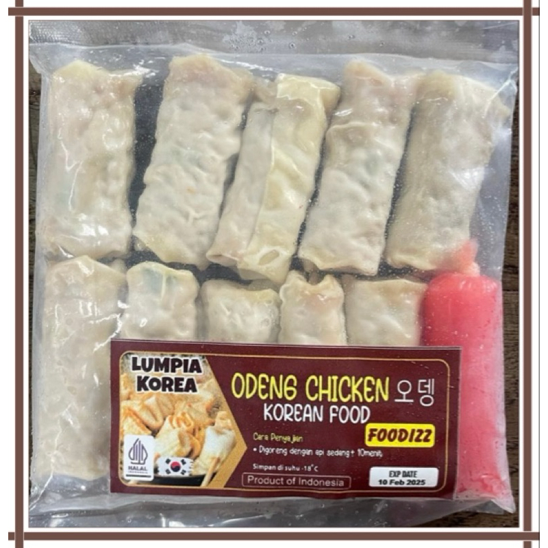 

Odeng Chicken/Lumpia Korea 10pcs + Saus by SFJ