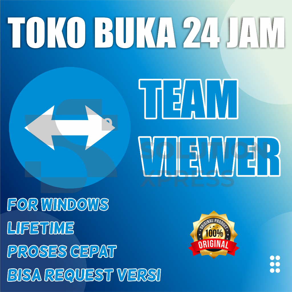 TEAM VIEWER  VERSI TERBARU LIFETIME BERGARANSI