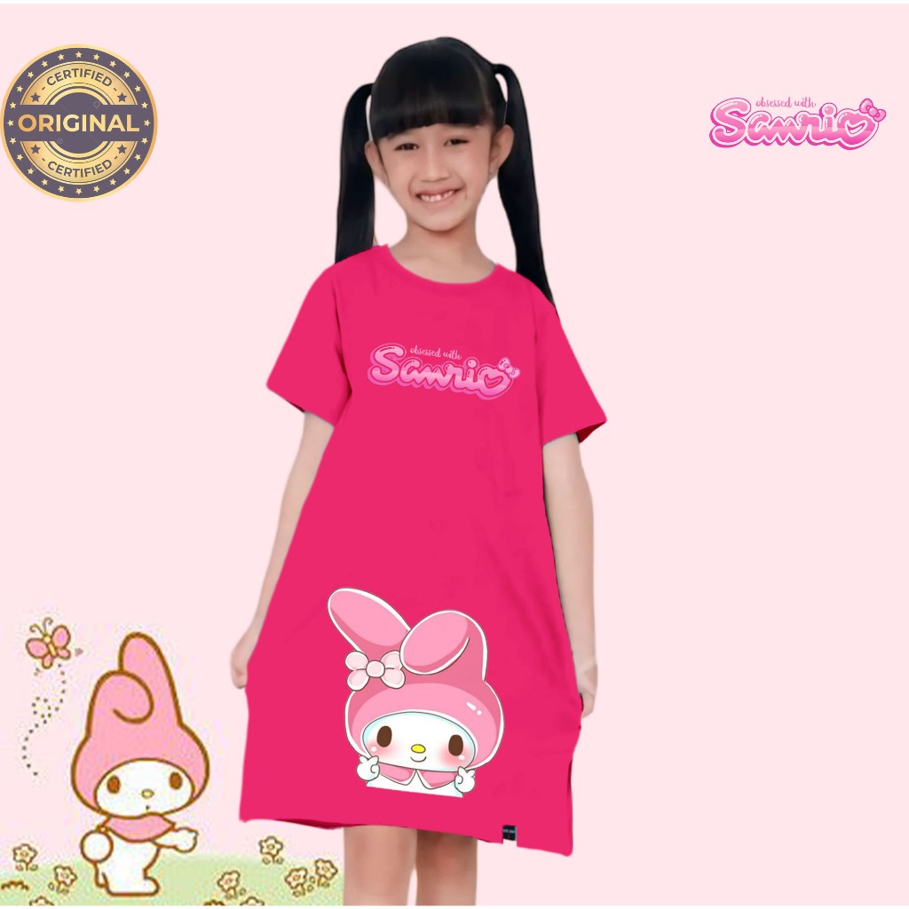 Baju kaos anak TUNIK MELODY bahan premium