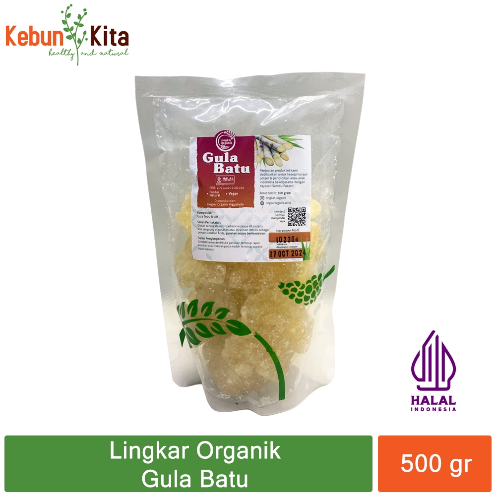 

Lingkar Organik Gula Batu 500 gr