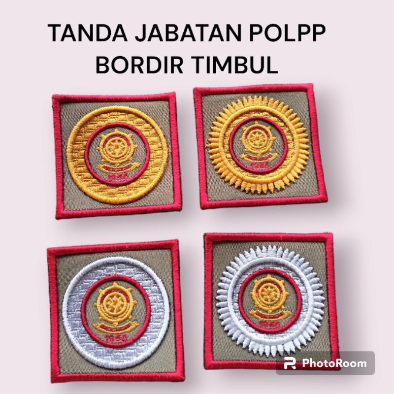 TANDA JABATAN POLPP BORDIR TIMBUL TANJAB SATPOL PP TIMBUL