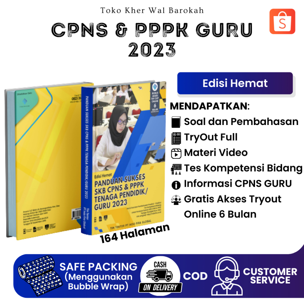 TERHEMAT Buku TERBARU PANDUAN SUKSES SKB CPNS & PPPK TENAGA PENDIDIK/GURU 2024 (Edisi Hemat)