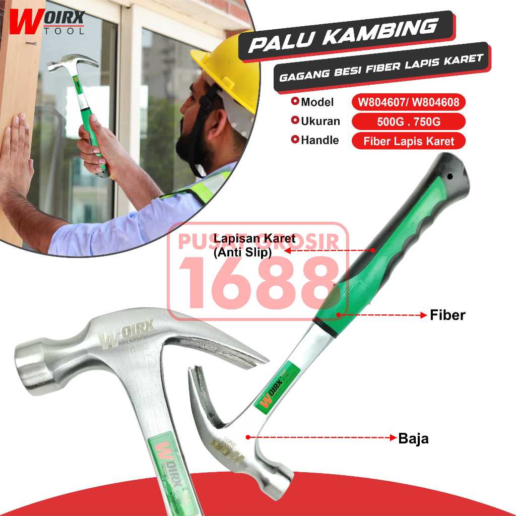 Palu Kambing Palu Besi 0.5kg 0.75kg Martil