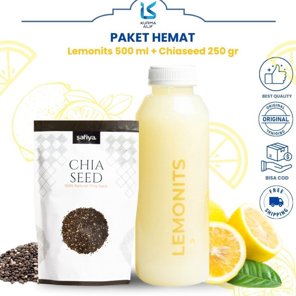 

DGK433 TERBARU PAKET DIET Chiaseed 25 gr Sari Lemon 5ml Diet Sehat Original