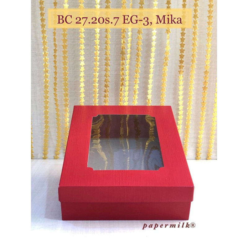 

Papermilk Box, BC 27.20s.7 E-Gift 3 Mika , Size : 27 x 20,5 x 7 CM, Harga Per 12 Pcs