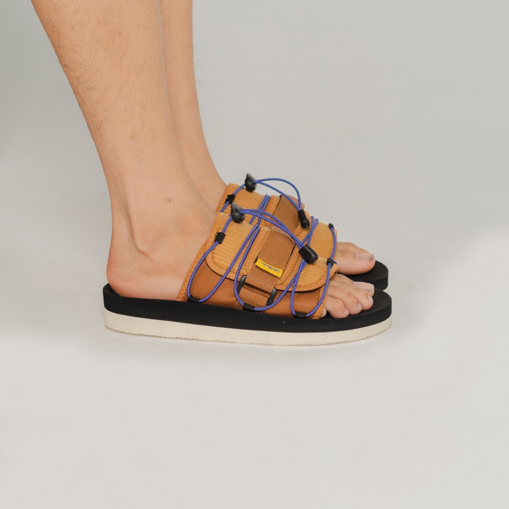 Sandals Slide Traveling | Alpra Corduroy Khaki | Walkvibes