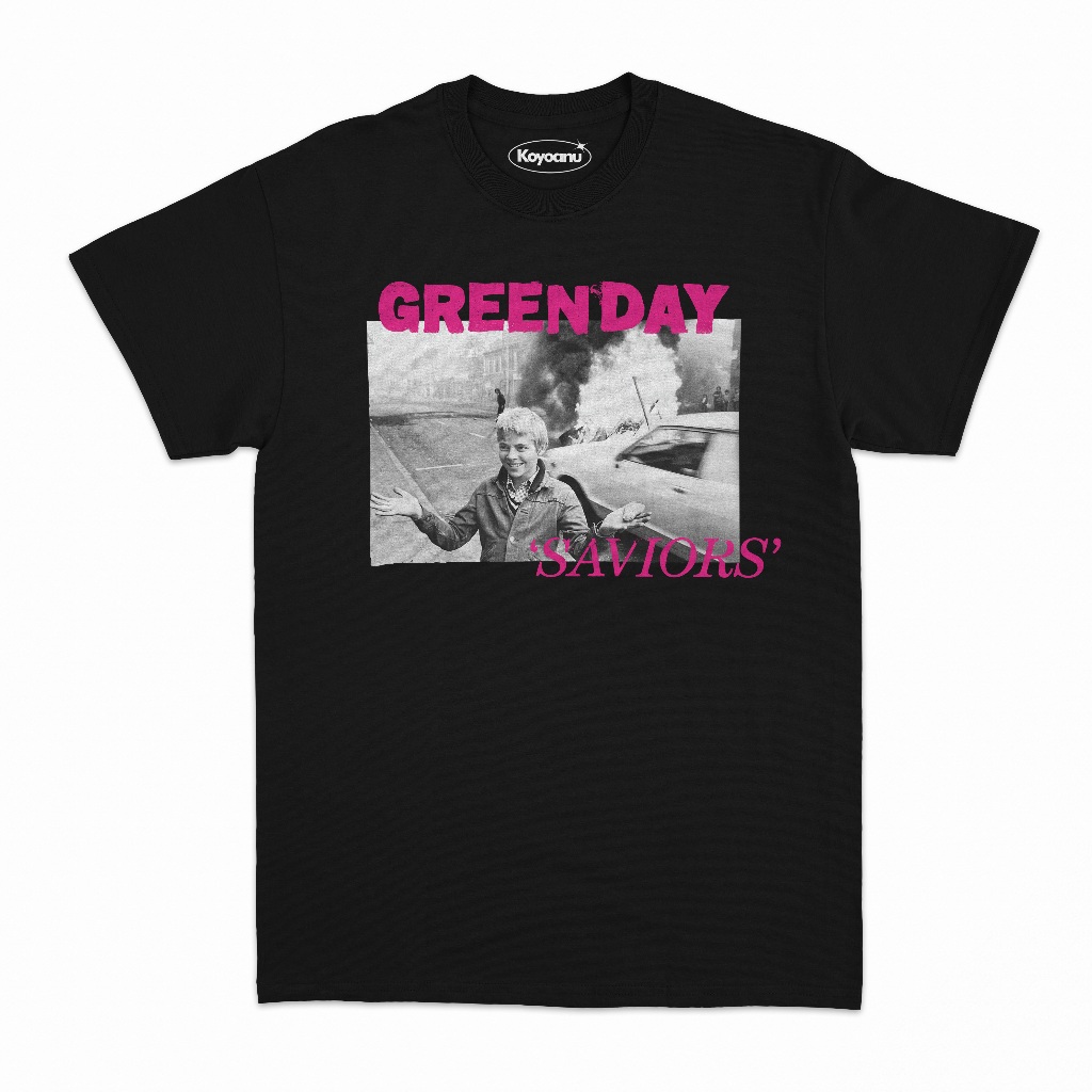 T-shirt GREEN DAY - SAVIOR | Kaos Band Green Day