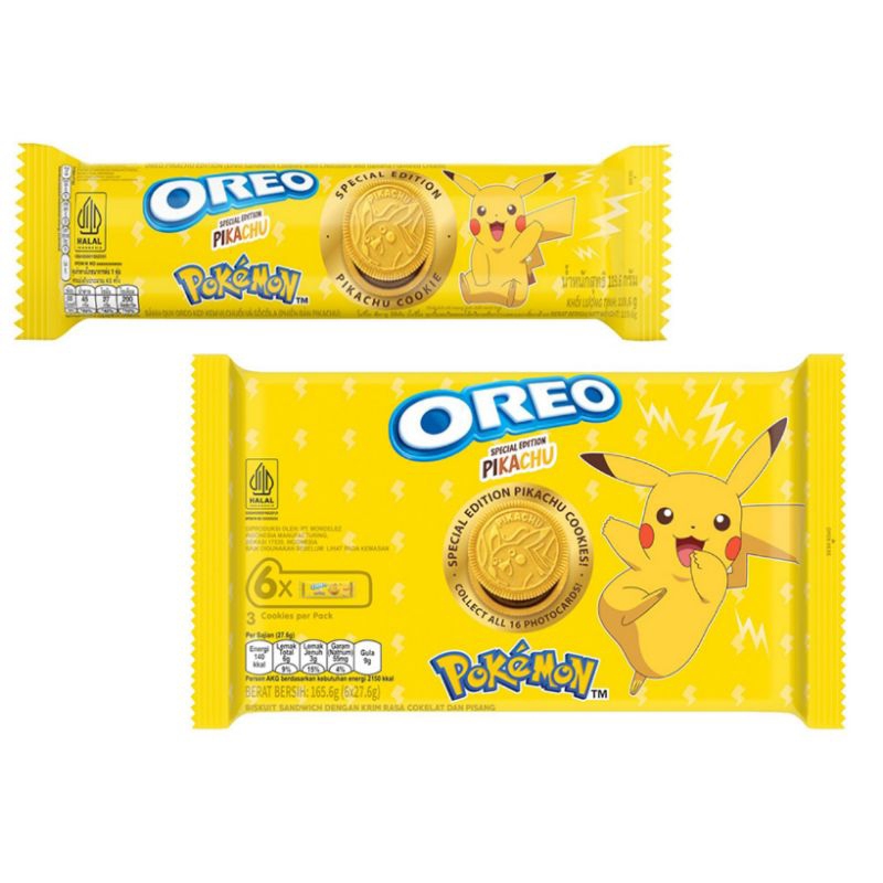 

special edition OREO POKEMON Biskuit Sandwich Chocolate & Banana Cream