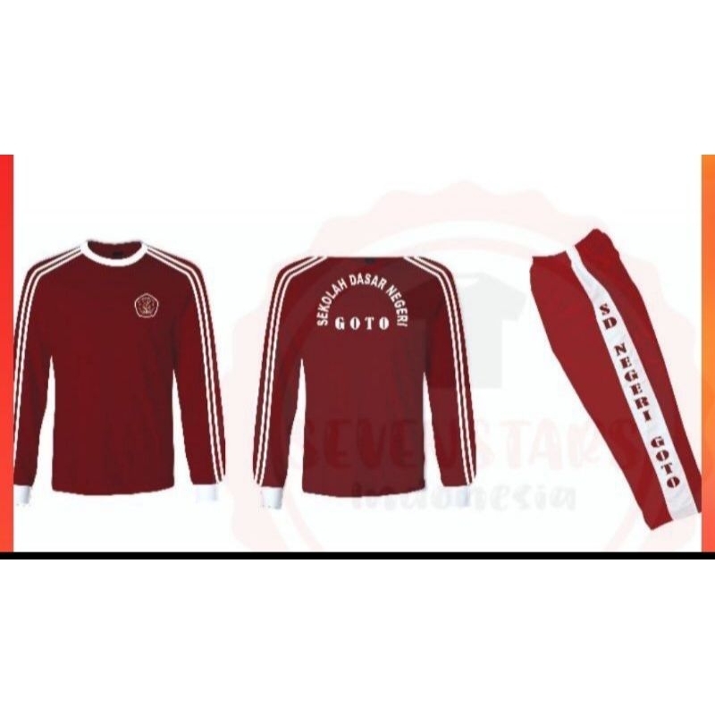 Paket Baju Olahraga Custom SDN Goto an Ibu Irma