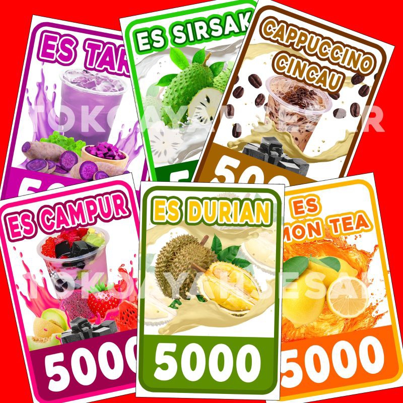 

Stiker Termos Aesthetic Tahan Air Stiker Es Aquarium Ukuran A4(21cmx29cm)