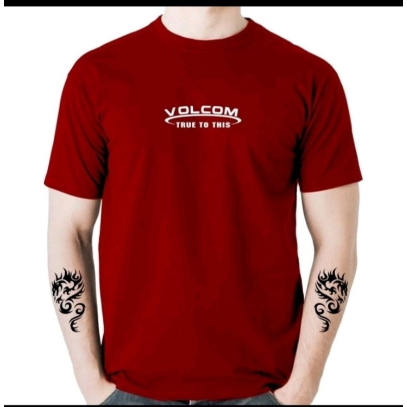 kaos pria dewasa,kaos oblong lengan pendek,kaos distro trendy,kaos sablon DTF Volkom