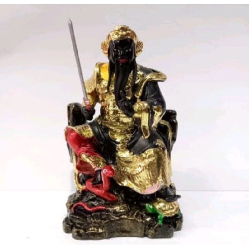 patung dewa rupang dewa hian tian shang ti fiber 4inch