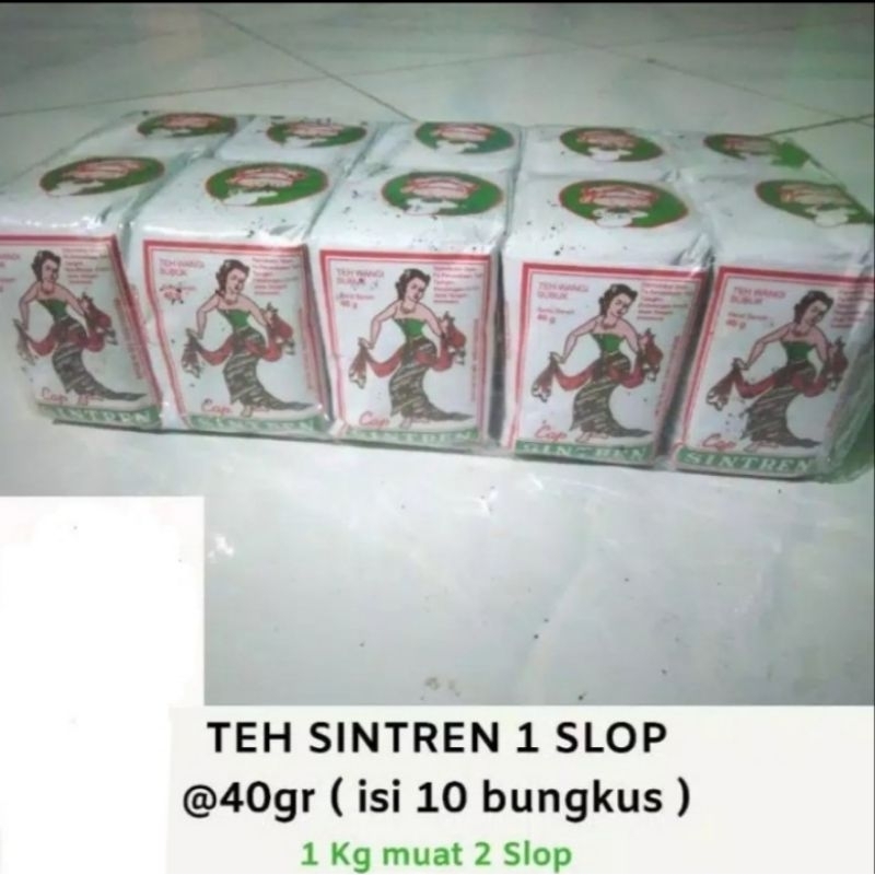 

TEH SINTREN 1PAK ISI 10 BUNGKUS @ 40 GRAM PERBUNGKUS