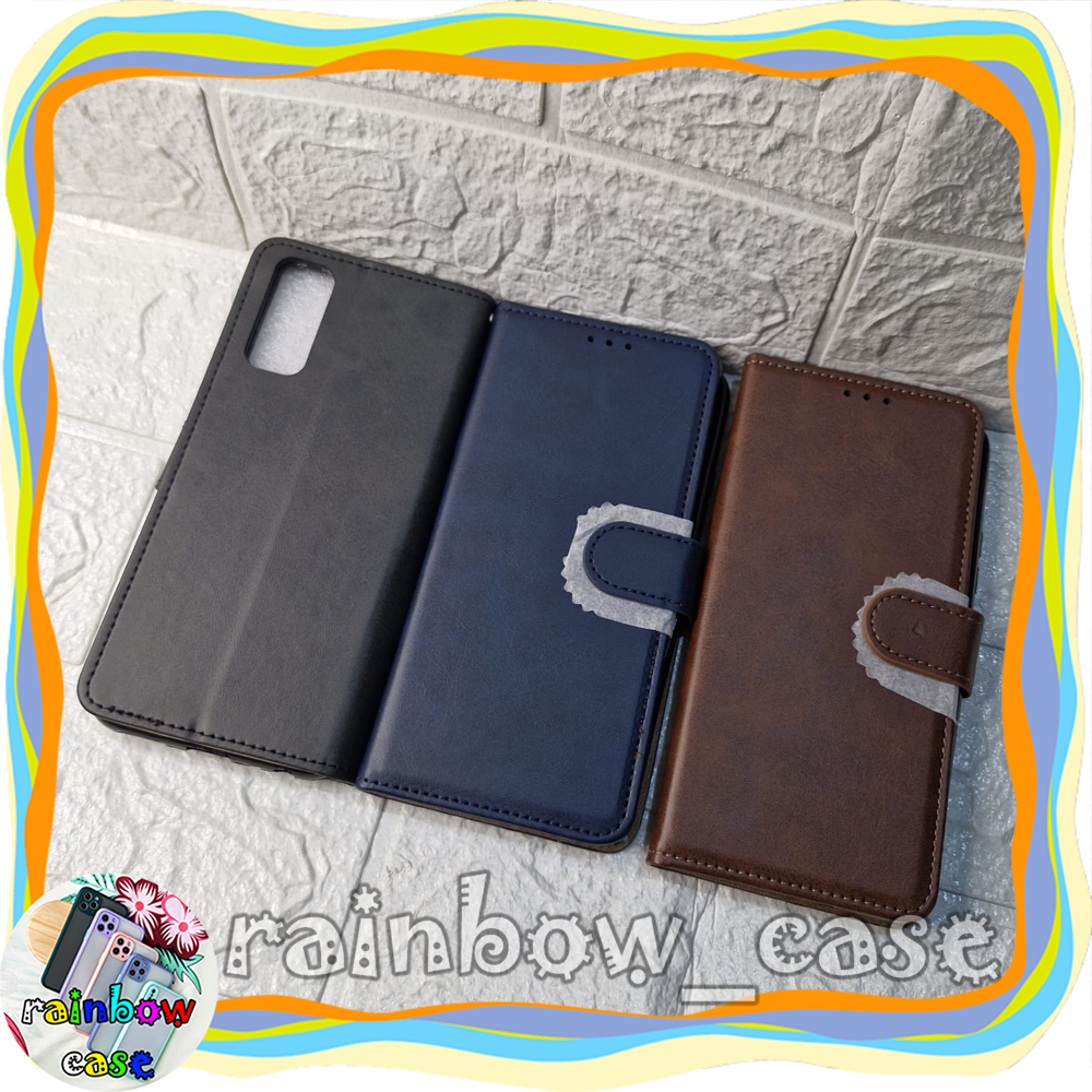 VIVO Y20 / Y12S / Y20S / Y11S CASE FLIP LEATHER DOMPET LIPAT