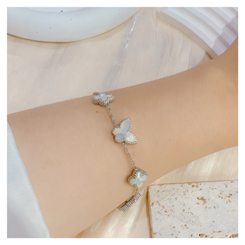 Gelang Silver Titanium | Bangle Titanium | silver titanium bracelet