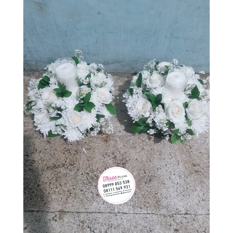 bunga altar kecil / vas bunga altar / bunga altar lilin / bunga altar