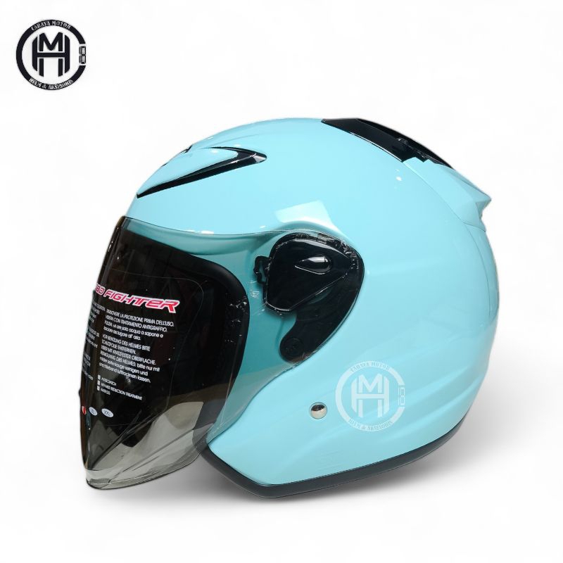 HELM NHK R6 SOLID LIGH TOSCA|HALF FACE