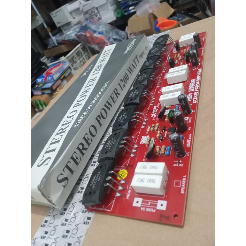 Kit Power Ampli 1200 wat Plus Final sanken
