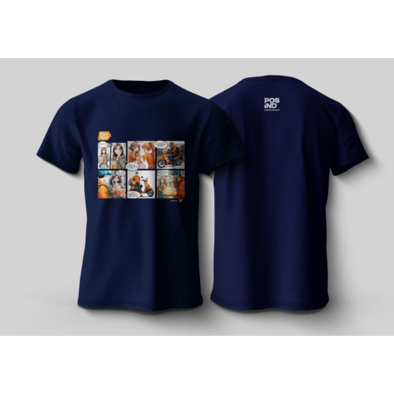 Kaos Komik Oranger PT Pos Indonesia