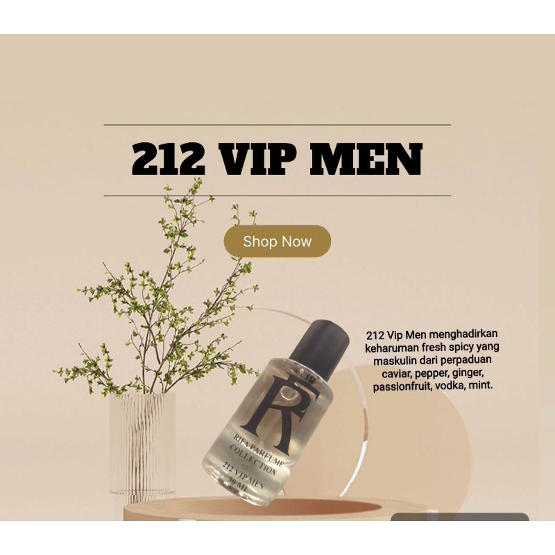 Rifa Parfume 212 VIP Man