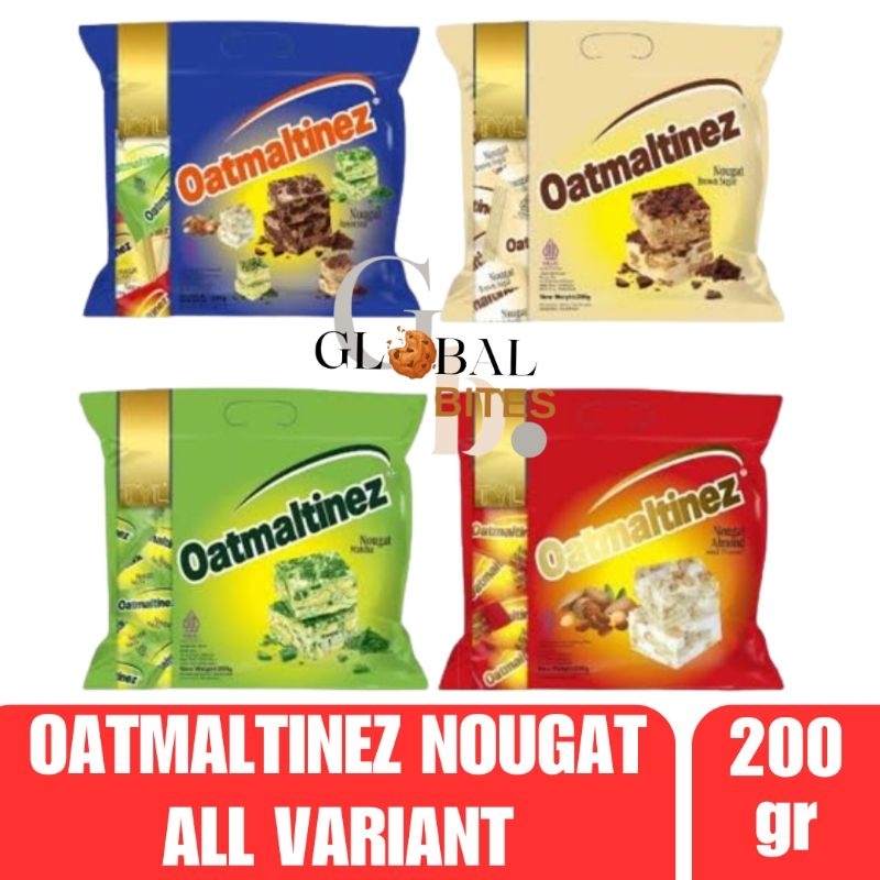 TYL Oatmaltinez Nougat 200gr Chocolate Almond Peanut Matcha